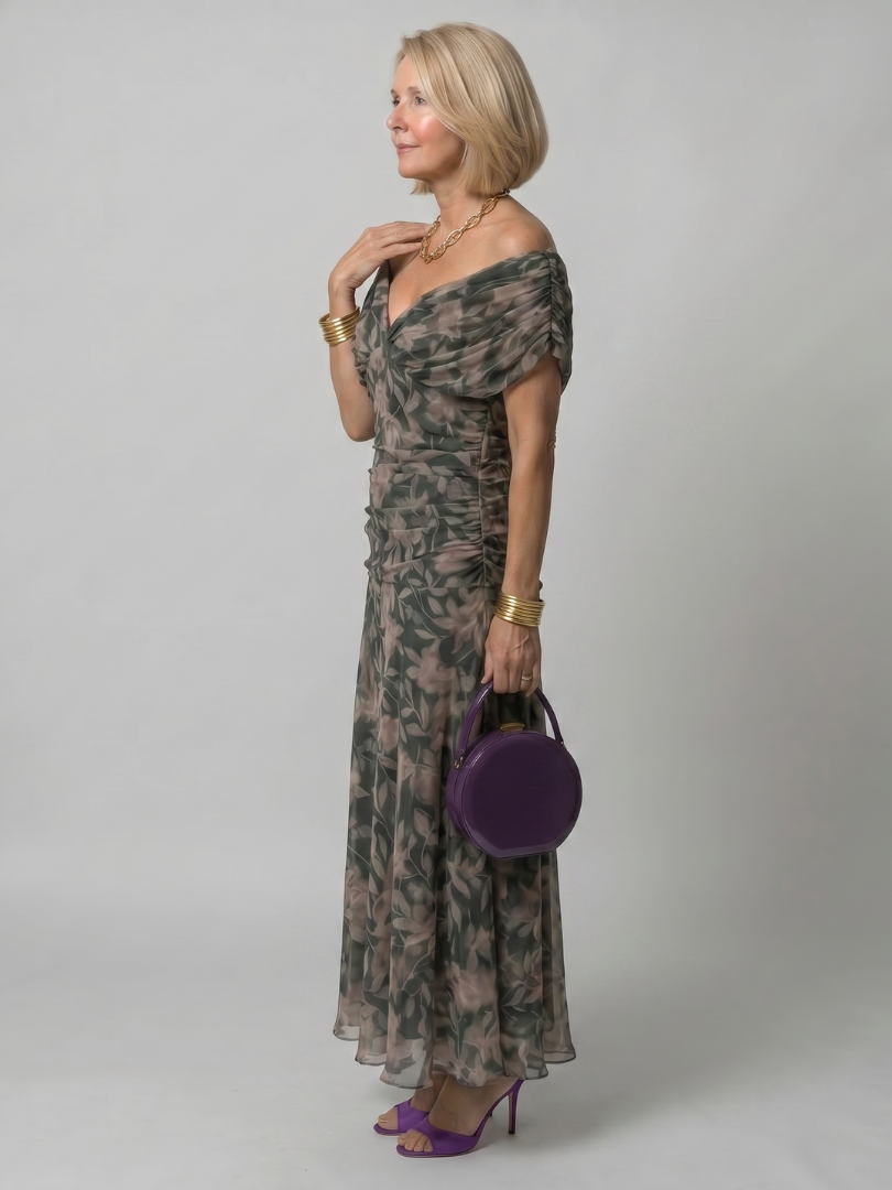 Calen | Robe Midi Décolletée