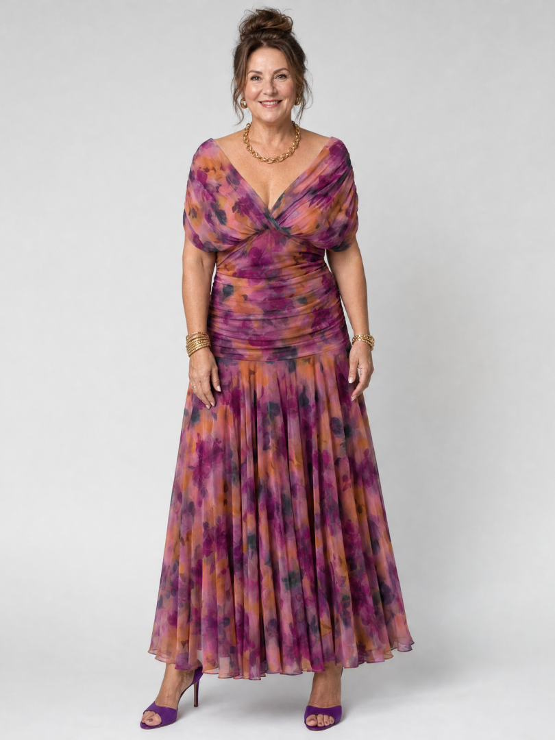Calen | Robe Midi Décolletée