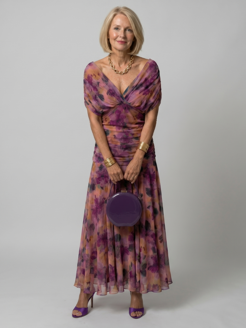 Calen | Robe Midi Décolletée