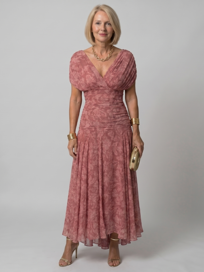 Calen | Robe Midi Décolletée