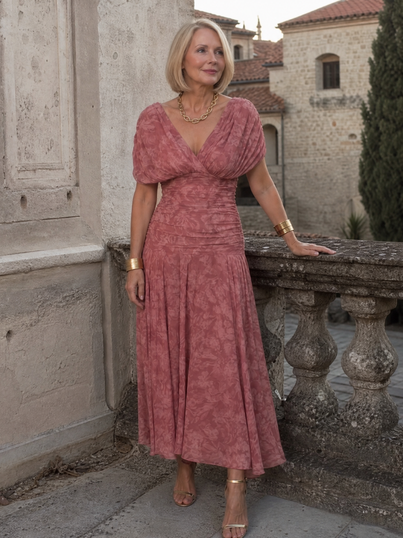 Calen | Robe Midi Décolletée