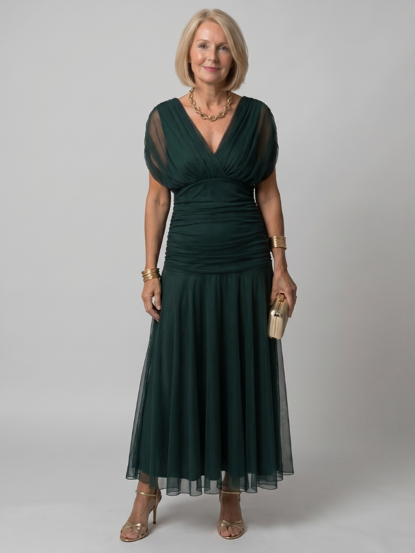 Calen | Robe Midi Décolletée