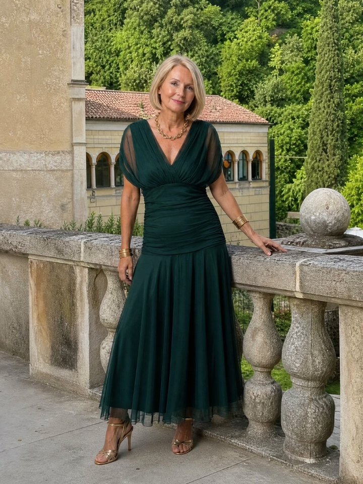 Calen | Robe Midi Décolletée