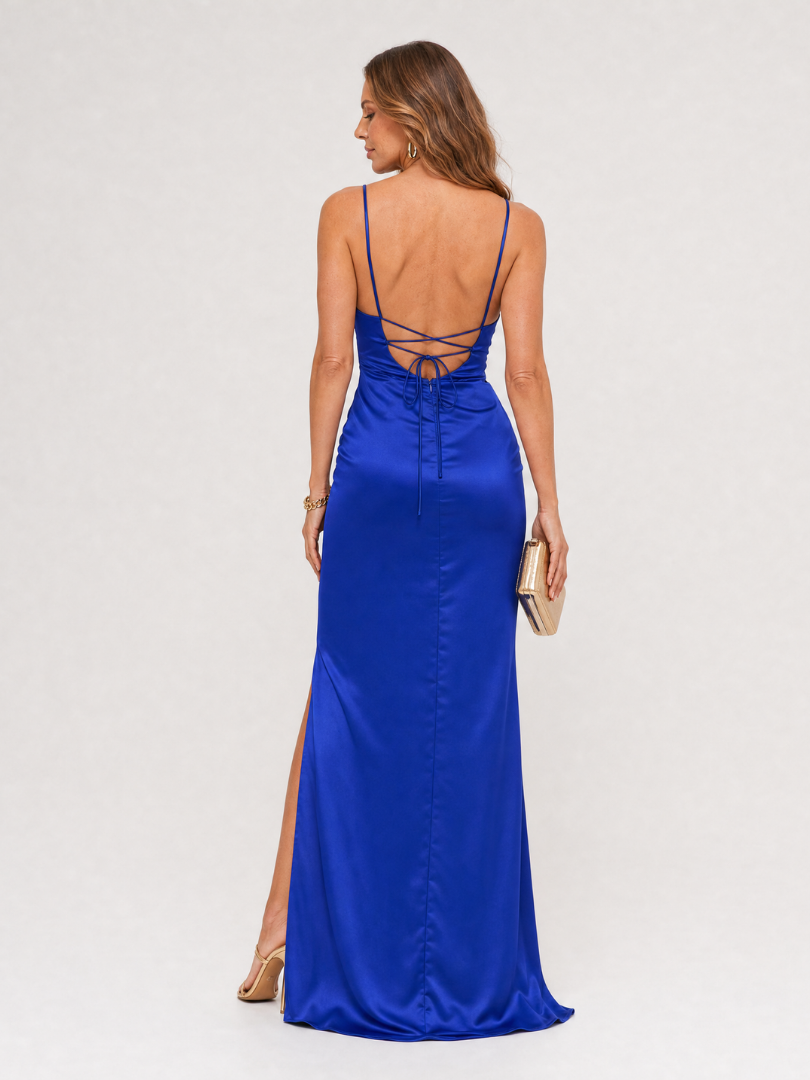 Tylor | Robe Midi Drapée Asymétrique