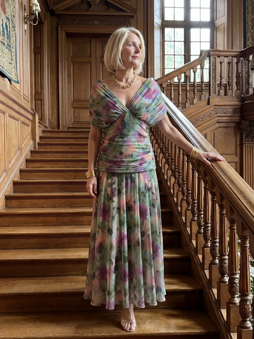 Calen | Robe Midi Décolletée