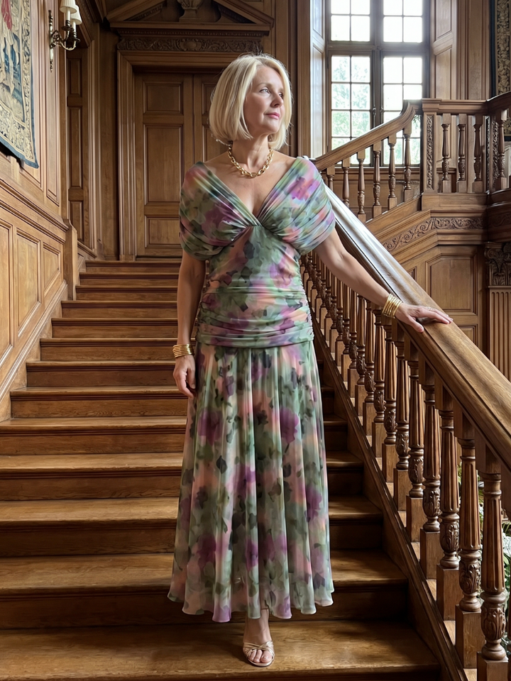 Calen | Robe Midi Décolletée